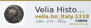 Velia Historia Numorum Italy 1318 — CANOA