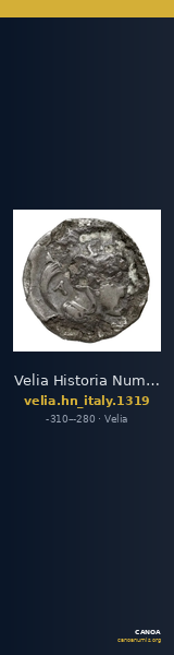 Velia Historia Numorum Italy 1319 — CANOA