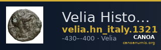 Velia Historia Numorum Italy 1321 — CANOA