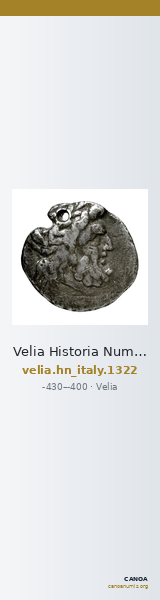 Velia Historia Numorum Italy 1322 — CANOA