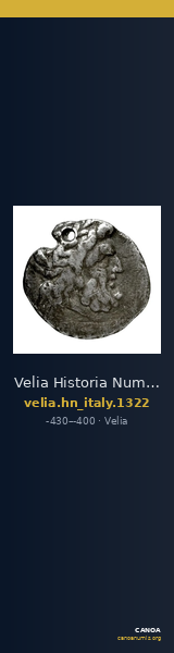 Velia Historia Numorum Italy 1322 — CANOA