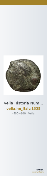 Velia Historia Numorum Italy 1325 — CANOA