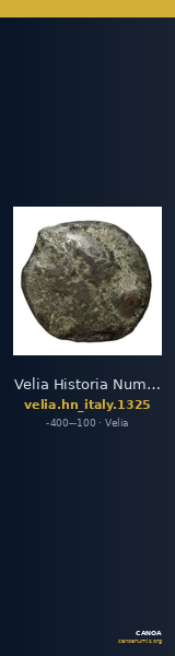 Velia Historia Numorum Italy 1325 — CANOA