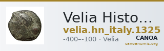 Velia Historia Numorum Italy 1325 — CANOA