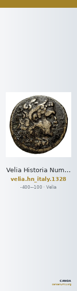 Velia Historia Numorum Italy 1328 — CANOA