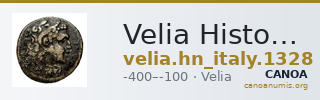 Velia Historia Numorum Italy 1328 — CANOA