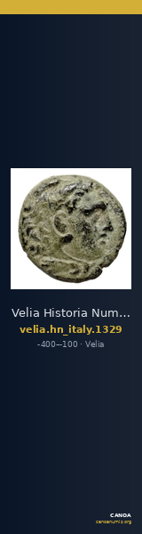 Velia Historia Numorum Italy 1329 — CANOA