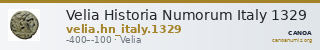 Velia Historia Numorum Italy 1329 — CANOA