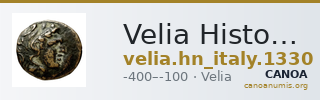 Velia Historia Numorum Italy 1330 — CANOA