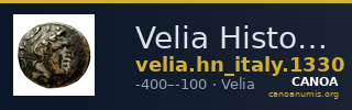 Velia Historia Numorum Italy 1330 — CANOA