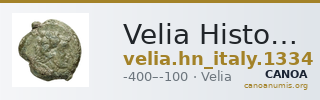 Velia Historia Numorum Italy 1334 — CANOA