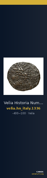 Velia Historia Numorum Italy 1336 — CANOA