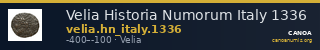 Velia Historia Numorum Italy 1336 — CANOA