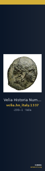 Velia Historia Numorum Italy 1337 — CANOA