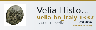 Velia Historia Numorum Italy 1337 — CANOA