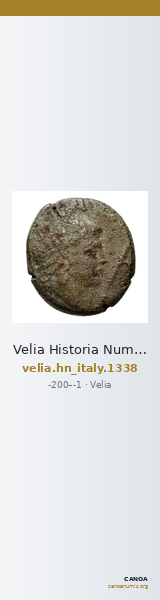 Velia Historia Numorum Italy 1338 — CANOA