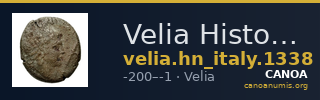 Velia Historia Numorum Italy 1338 — CANOA