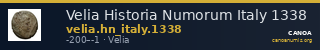 Velia Historia Numorum Italy 1338 — CANOA