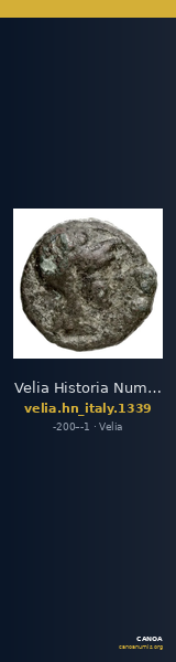 Velia Historia Numorum Italy 1339 — CANOA