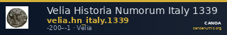 Velia Historia Numorum Italy 1339 — CANOA
