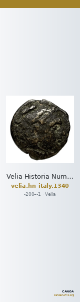Velia Historia Numorum Italy 1340 — CANOA