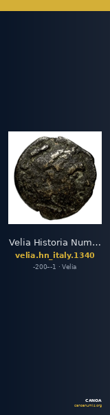 Velia Historia Numorum Italy 1340 — CANOA