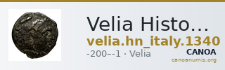 Velia Historia Numorum Italy 1340 — CANOA