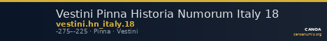 Vestini Pinna Historia Numorum Italy 18 — CANOA
