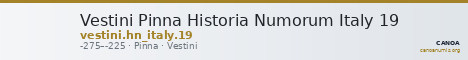 Vestini Pinna Historia Numorum Italy 19 — CANOA