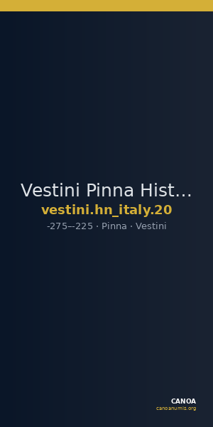 Vestini Pinna Historia Numorum Italy 20 — CANOA