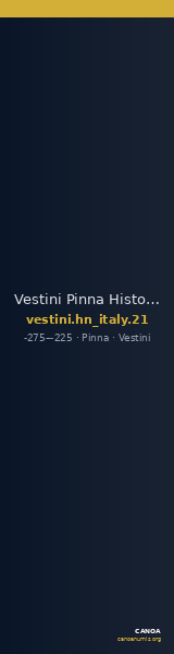 Vestini Pinna Historia Numorum Italy 21 — CANOA