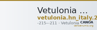 Vetulonia Historia Numorum Italy 200 — CANOA