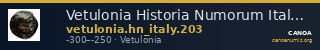 Vetulonia Historia Numorum Italy 203 — CANOA