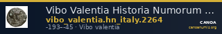 Vibo Valentia Historia Numorum Italy 2264 — CANOA