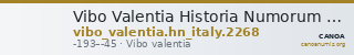 Vibo Valentia Historia Numorum Italy 2268 — CANOA