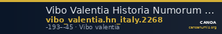 Vibo Valentia Historia Numorum Italy 2268 — CANOA