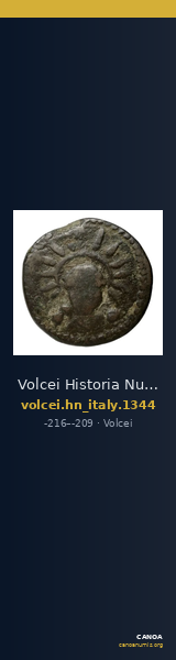 Volcei Historia Numorum Italy 1344 — CANOA