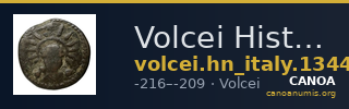 Volcei Historia Numorum Italy 1344 — CANOA
