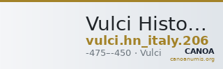 Vulci Historia Numorum Italy 206 — CANOA