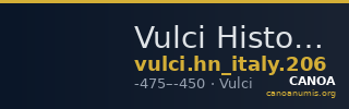 Vulci Historia Numorum Italy 206 — CANOA