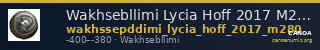 Wakhsebllimi Lycia Hoff 2017 M280 — CANOA