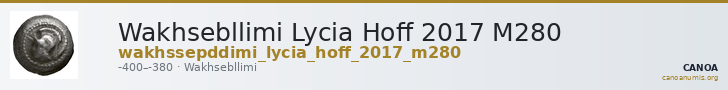 Wakhsebllimi Lycia Hoff 2017 M280 — CANOA
