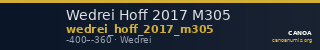 Wedrei Hoff 2017 M305 — CANOA