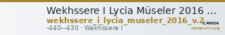 Wekhssere I Lycia Müseler 2016 V, 2 — CANOA