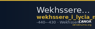 Wekhssere I Lycia Müseler 2016 V, 21-2 — CANOA