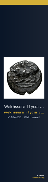 Wekhssere I Lycia Vismara 1989.1 Type 1 — CANOA