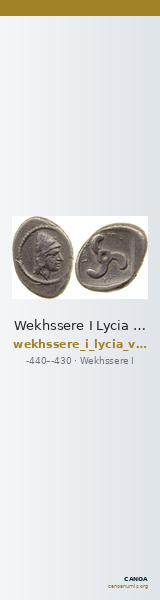 Wekhssere I Lycia Vismara 1989.1 Type 11 — CANOA