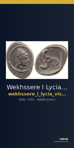 Wekhssere I Lycia Vismara 1989.1 Type 11 — CANOA