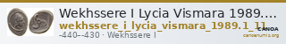 Wekhssere I Lycia Vismara 1989.1 Type 11 — CANOA