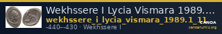 Wekhssere I Lycia Vismara 1989.1 Type 11 — CANOA